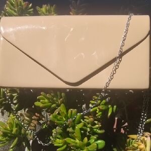 Elegant Cream Clutch Bag